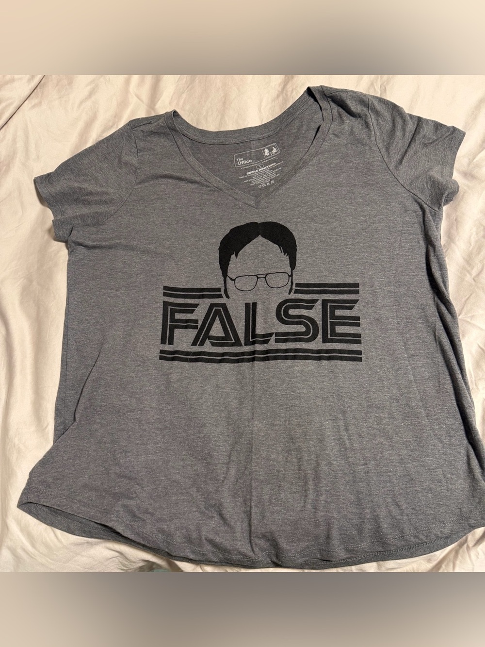 Torrid The Office False tshirt size 1 gray